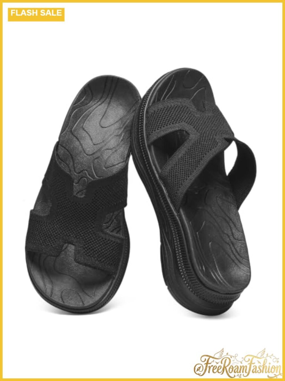 Orthopedic Arch Support Slides Women Comfort Walking Sandals Slip On